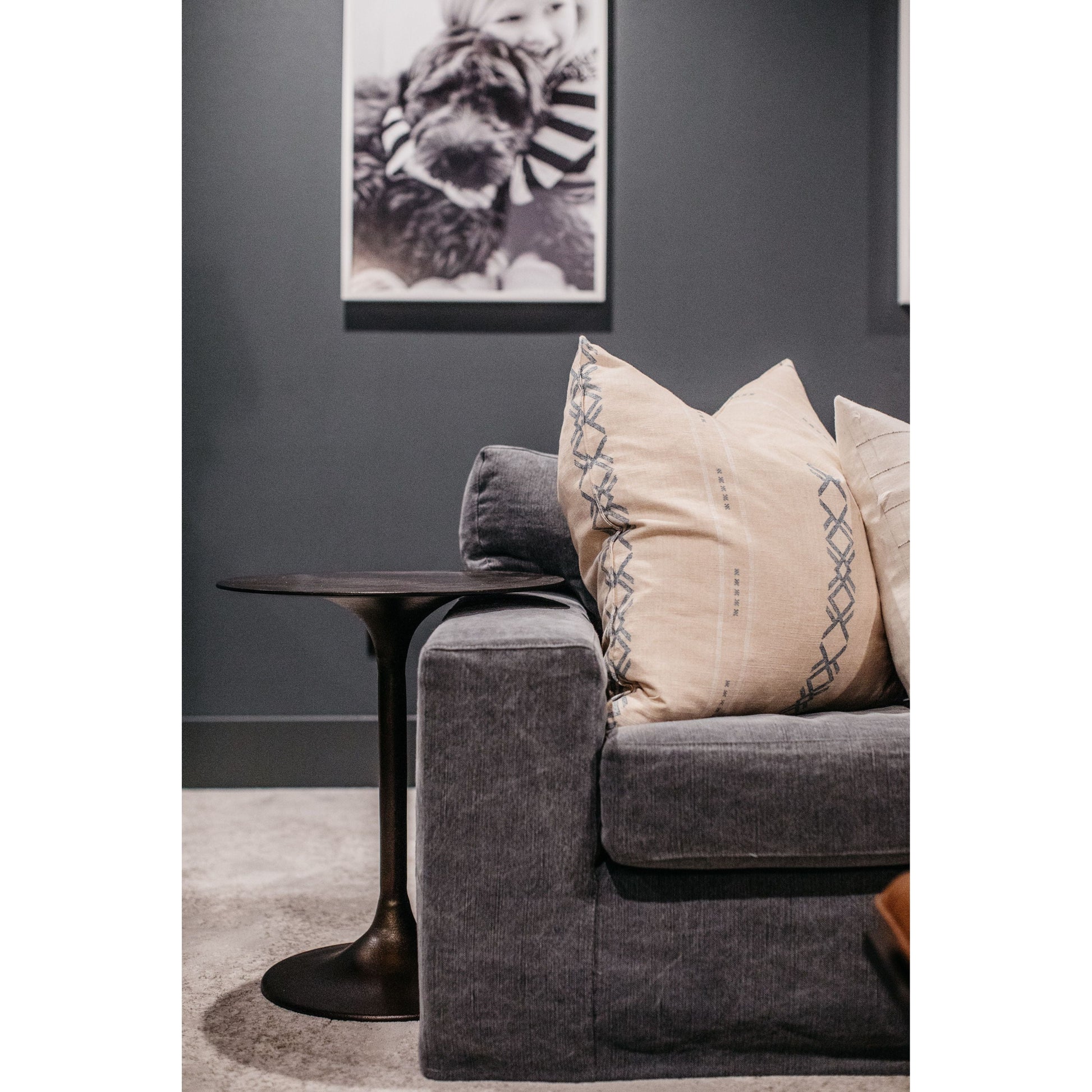 With its streamlined silhouette and strong, angular lines the Loft 2 Arm Sectional by Cisco Brothers is classic without being too traditional. It has a modern essence and elegance that lends inviting appeal to your living room. Dim the lights, and settle down with the family for an entertaining night in. Photographed in Naoki Hemp (discountinued). Shown as a Left Arm Facing Sectional.   Overall: 96"w x 130"d x 29"h