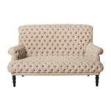 We love the tall back of this Bachelor Sofa - John Derian by Cisco Home. We'd love to see a pair of these in your living room or den, perfect for sipping a warm drink with a friend or loved one. Amethyst Home provides interior design, new home construction design consulting, vintage area rugs, and lighting in the Newport Beach metro area.