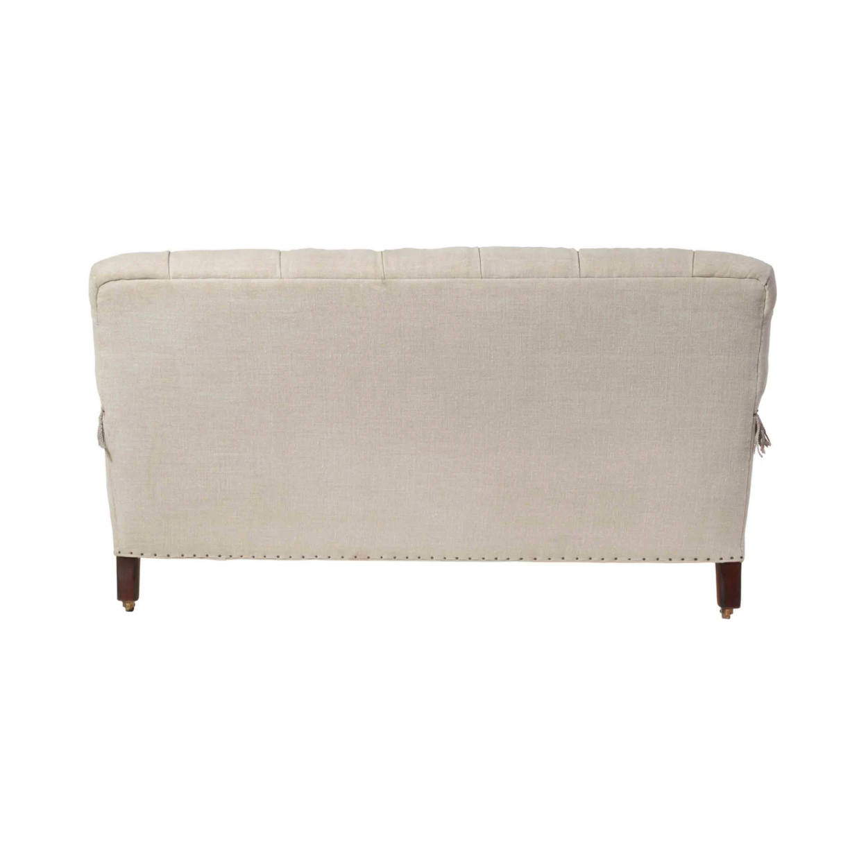 Featuring JD Coop 64" Sofa by Cisco Brothers at Amethyst Home. We love the fringe detail found on the arms of this Coop Sofa - John Derian by Cisco Home. A modern twist to a vintage look for any living room, bedroom, or other space!
Overall: 64"W x 31"H x 34"DSitting Space: 57"w x 22"dSeat Height: 17"hArm Height: 21"hWeight: 111lbsLeg: 7.75"h. Amethyst Home provides interior design, new home construction design consulting, vintage area rugs, and lighting in the Kansas City metro area.