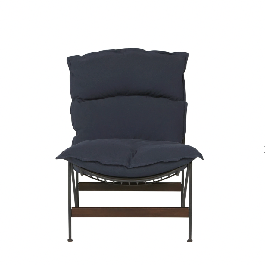 The Davis Chair by Cisco Home has a relaxed vibe, with a channeled cushion that’s perfect for lounging. The metal base gives this piece an intriguing silhouette with a modernist symmetry. The Davis adds a contemporary flare to any space. Amethyst Home provides interior design, new home construction design consulting, vintage area rugs, and lighting in the Miami metro area.