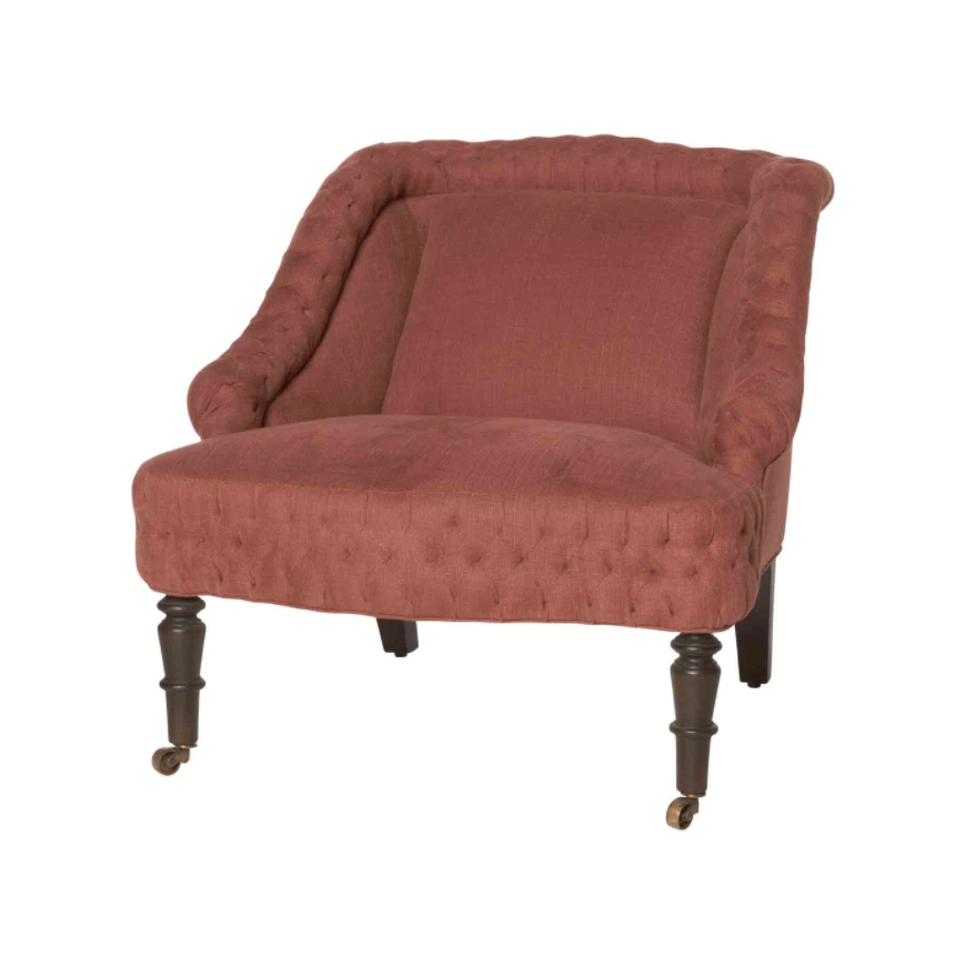 Bring traditional, comfortable sitting to your living room or office with this JD Royal Chair by Cisco Home. Sure to be your favorite place to curl up with a book or warm drink for years to come!   Overall: 30"w x 30"d x 28"h