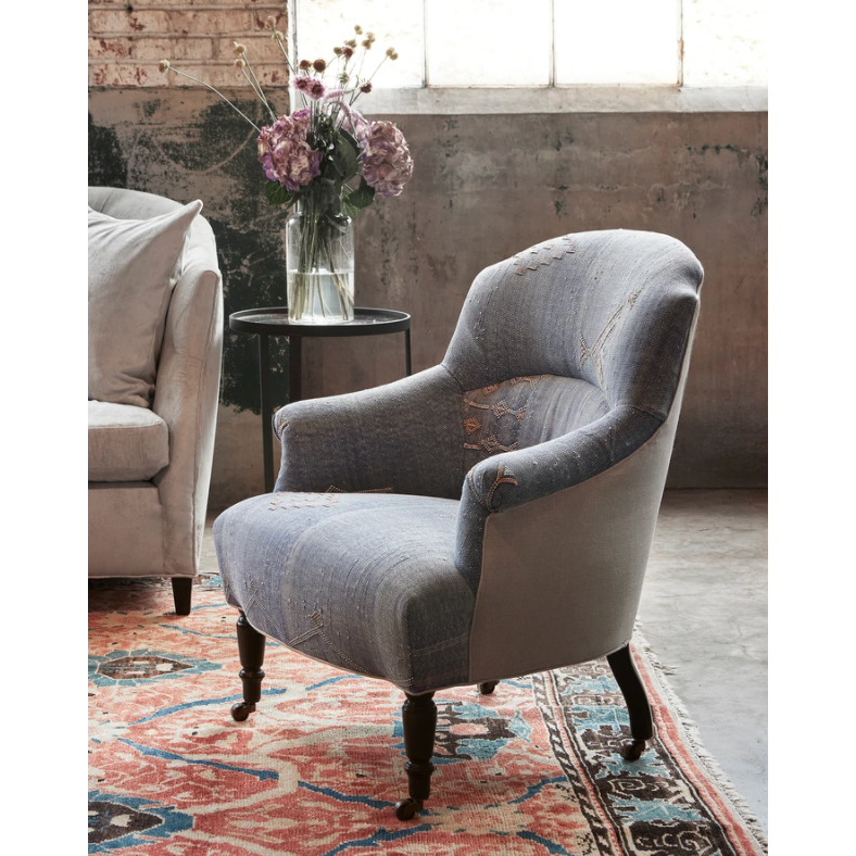 Extreme comfort and style is found in this JD Tulip Chair by Cisco Home. We'd love to see a pair of these snuggled next to your fireplace, office, or other space!  Overall: 30"w x 32"d x 33"h