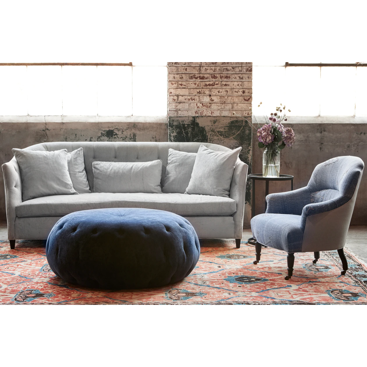 Extreme comfort and style is found in this JD Tulip Chair by Cisco Home. We'd love to see a pair of these snuggled next to your fireplace, office, or other space!  Overall: 30"w x 32"d x 33"h