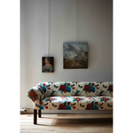 We love the chunky, rolled arms of this Teddy Sofa - John Derian by Cisco Home. With a clean bench seat, this will be a staple furniture piece in your home for years to come!   Overall: 78"W x 27"H x 26"D Sitting Space: 63.5"W x 20"D Seat Height: 19"h Arm Height: 26.5"h Weight: 95lbs Leg: 9.75"h