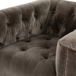 It's all in the details with this Maxx Sapphire Birch Swivel Chair. This modern take on the classic library chair brings any living room, office, or other area to life.   Overall Dimensions: 33.50"w x 33.75"d x 26.00"h Seat Depth: 25" Seat Height: 16" Arm Height from Floor: 26" Arm Height from Seat: 10"