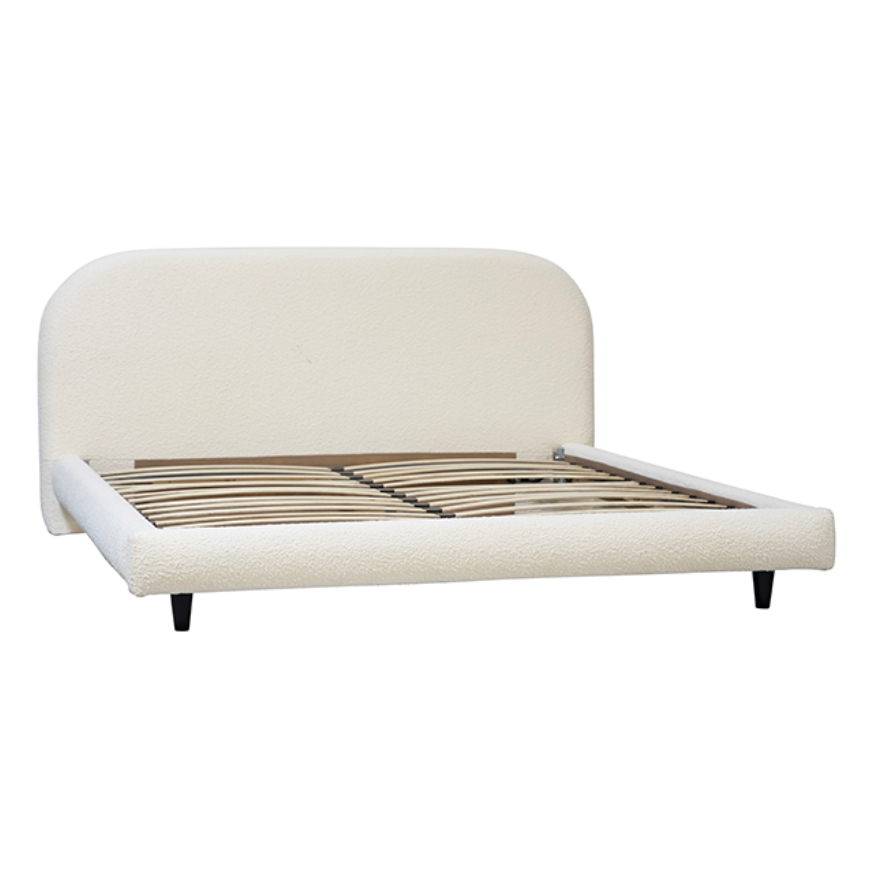 Featuring Marlene Bed by Dovetail at Amethyst Home. We love the rounded edges of this Marlene Bed. The off white boucle brings a textured, warm look to any bedroom. 



Linen with Pine Wood Frame

Off White Boucle Upholstery with Black Wood Legs 


Queen Size: 71"l x 89"d x 43"h King: 87"l x 89"d x 43"h.  Amethyst Home provides interior design, new home construction design consulting, vintage area rugs, and lighting in the Salt Lake City metro area.