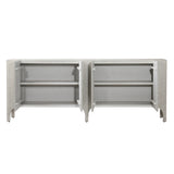 Featuring Maiya Sideboard by dovetail at Amethyst Home. A lovely and simple sideboard to store away your extra tableware and decor.
88"w x  18"d x 34"hMaterial : Rubber Wood and Oak Veneer. Amethyst Home provides interior design, new home construction design consulting, vintage area rugs, and lighting in the Laguna Beach metro area.