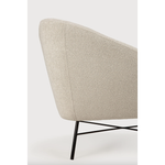 Designed by Jacques Deneef, this Barrow Lounge Chair - Copper has an irresistible vintage vibe. We love the thin metal frame paired with the rich upholstery - a comfortable, timeless chair to add to any space!  Dimensions: 32"w x 31.5"d x 28"h  Seat Height: 16.5"  Material: Fabric - 78% PC, 20% PL, 2% VI 