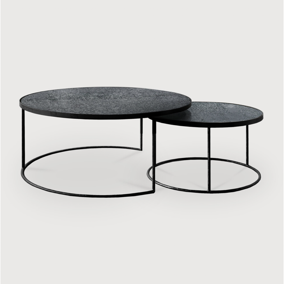 Nesting Coffee Table Set - Charcoal | shipping 11/3/2025