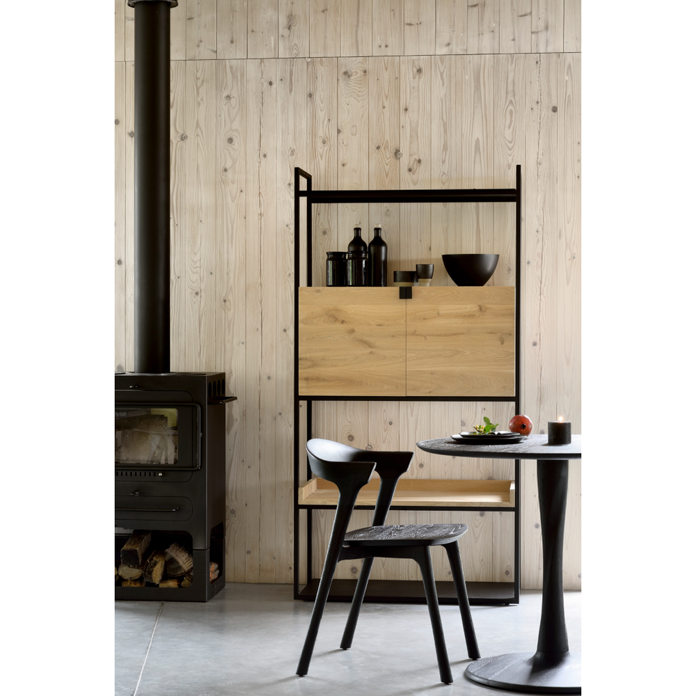 Oak Bok Dining Chair - Black | ready to ship!