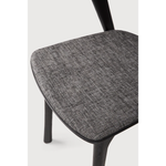 This Oak Bok Dining Chair features an airy shape with rock-solid construction,  making this piece a timeless and remarkable design to enjoy for years to come. Pair with a dining table or stand-alone against a wall, hallway, or end of the bed! Designed by Alain can Havre  Dimensions: 20"w x 21.5"d x 30"h  Weight: 15 lbs  Seat Height: 19"  Material: Oak, 100% solid wood Finish: Varnished