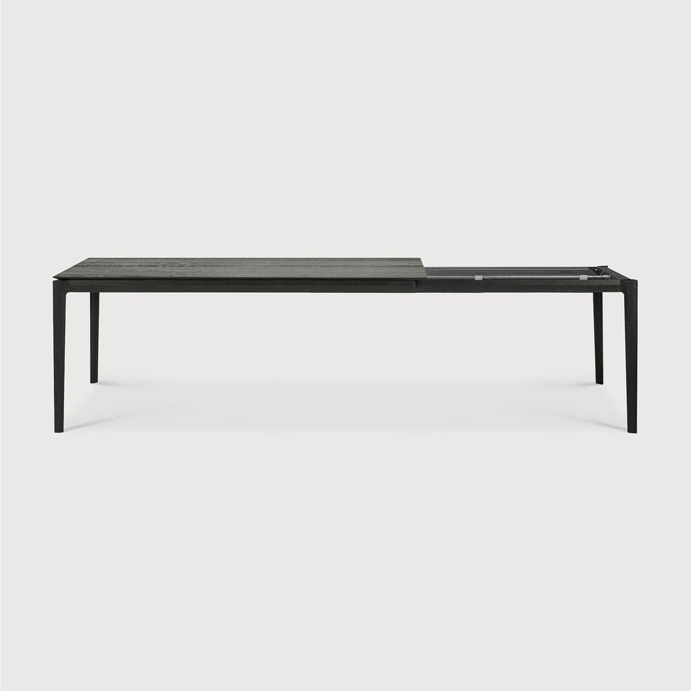Oak Bok Extendable Dining Table - Black
