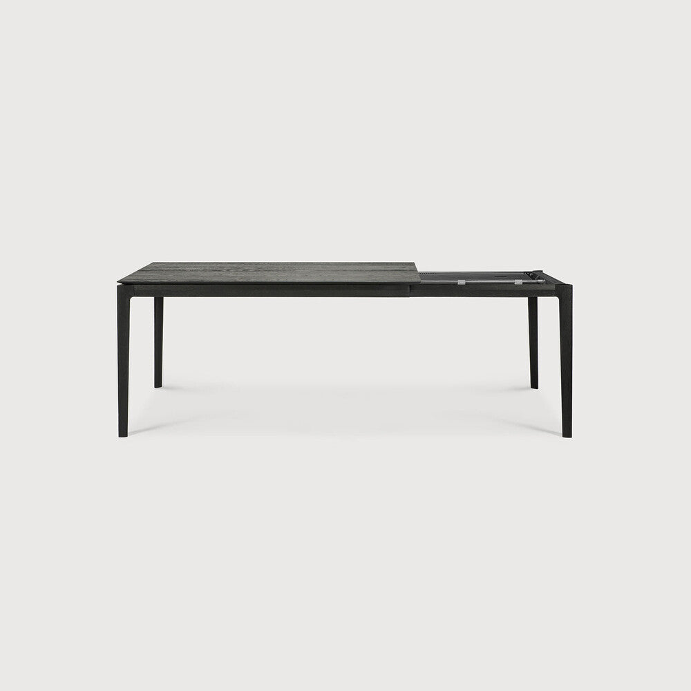 Oak Bok Extendable Dining Table - Black