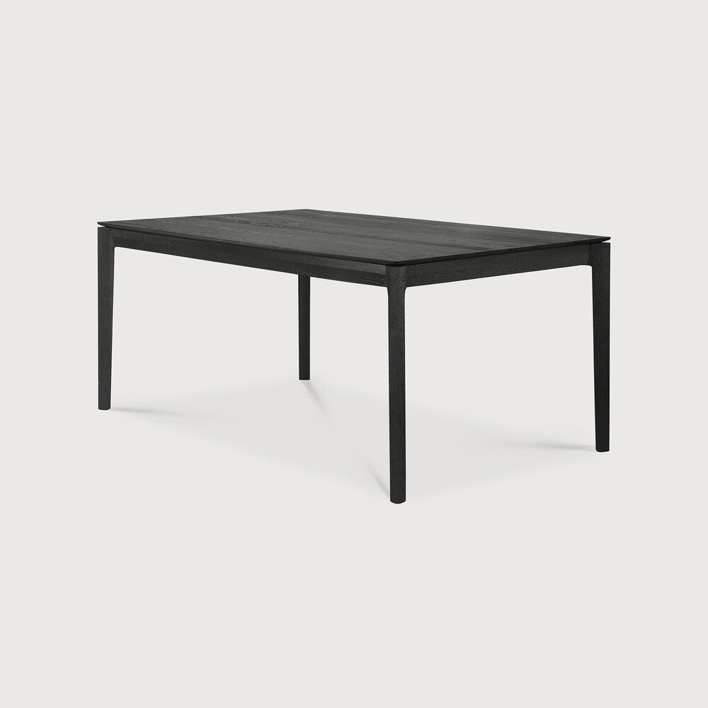 Oak Bok Extendable Dining Table - Black
