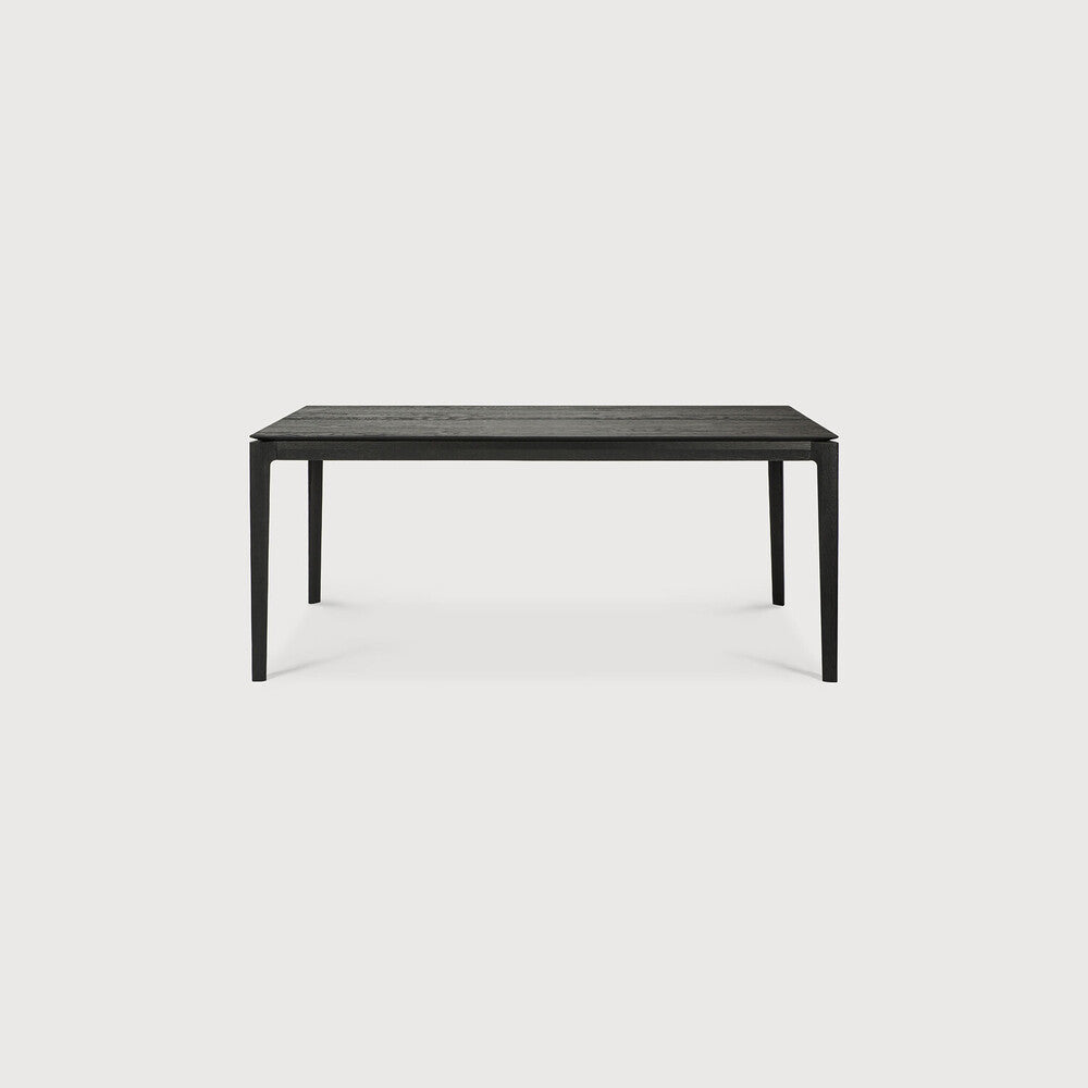 Oak Bok Extendable Dining Table - Black