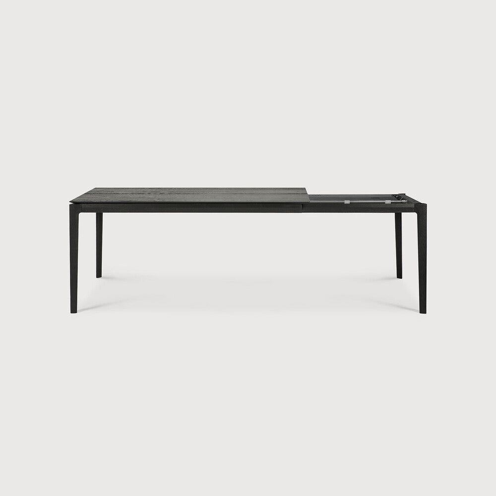 Oak Bok Extendable Dining Table - Black