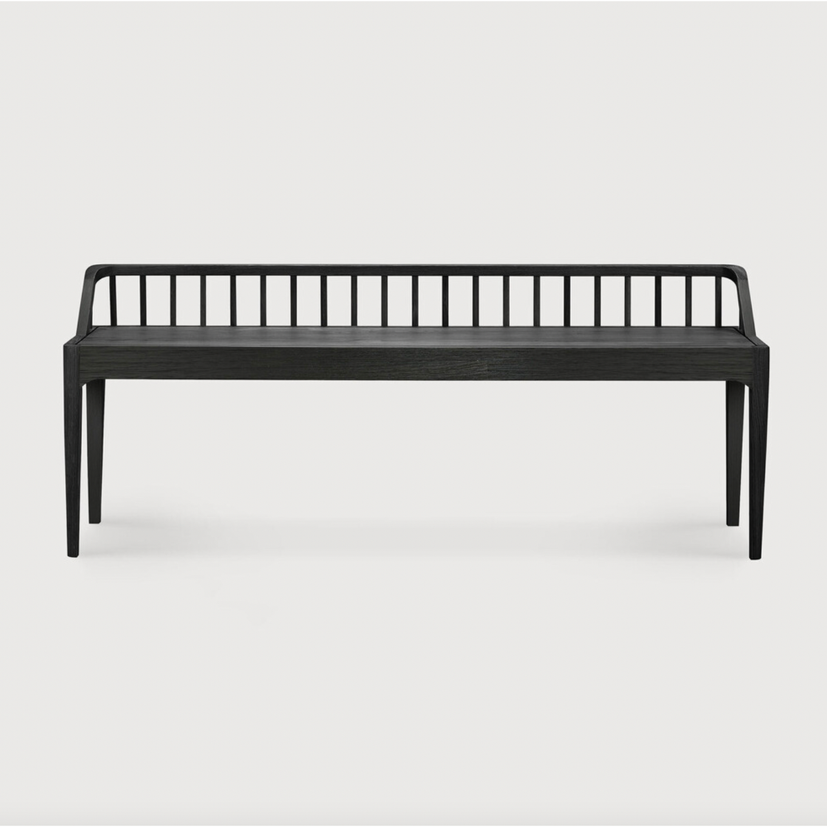 Oak Spindle Bench - Black | ready to ship!