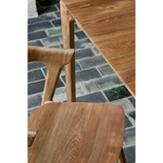 This Teak Bok Dining Chair features an airy shape with rock-solid construction,  making this piece a timeless and remarkable design to enjoy for years to come. Pair with a dining table or stand-alone against a wall, hallway, or end of the bed! Designed by Alain can Havre  Dimensions: 20"w x 21.5"d x 30"h  Weight: 12 lbs  Seat Height: 18"  Material: Oak, 100% solid wood Finish: Varnished