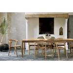 This Teak Bok Dining Chair features an airy shape with rock-solid construction,  making this piece a timeless and remarkable design to enjoy for years to come. Pair with a dining table or stand-alone against a wall, hallway, or end of the bed! Designed by Alain can Havre  Dimensions: 20"w x 21.5"d x 30"h  Weight: 12 lbs  Seat Height: 18"  Material: Oak, 100% solid wood Finish: Varnished