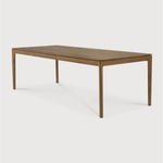 Featuring Teak Bok Dining Table by Ethnicraft at Amethyst Home. The airy shape yet rock solid construction make this Teak Bok Dining Table a timeless and remarkable design to enjoy for years to come. Available in many sizes, this can fit any dining room or kitchen area. 
Material: Teak, 100% Solid Wood
Dimensions 55": 55.5"w x 31.5"d x 30"hWeight: 80 lbsCom.  Amethyst Home provides interior design, new home construction design consulting, vintage area rugs, and lighting in the Portland metro area.