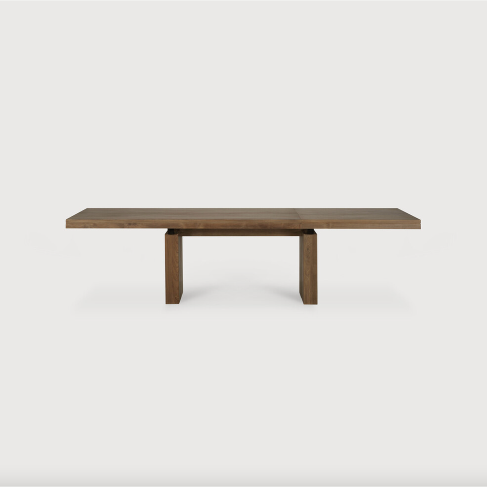 Teak Double Extendable Dining Table | ready to ship!