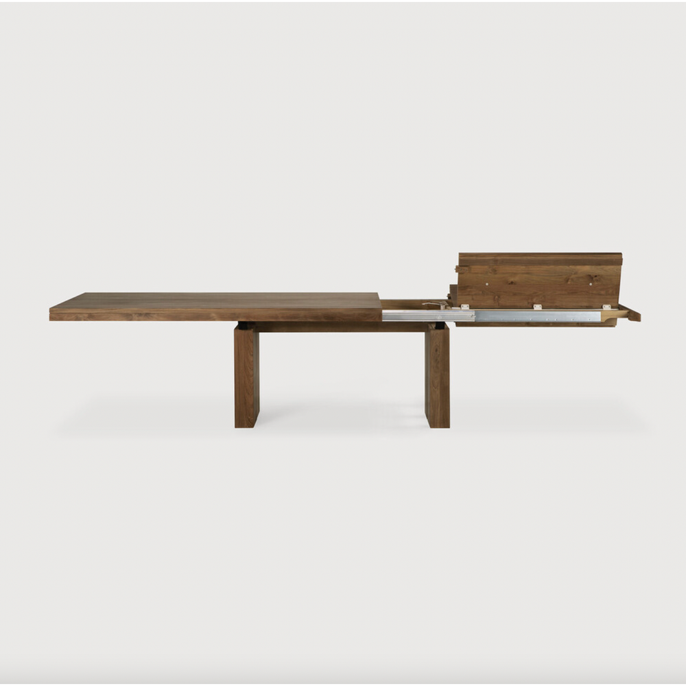 Teak Double Extendable Dining Table | ready to ship!