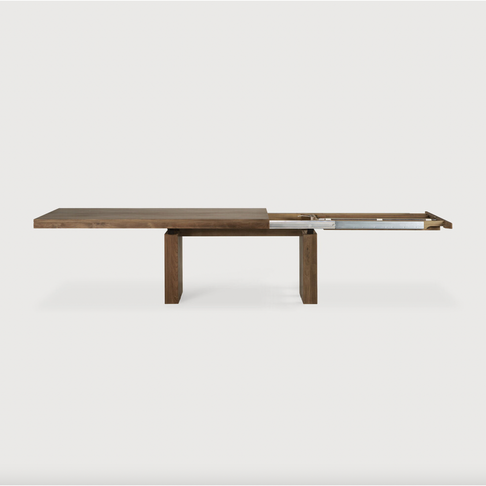 Teak Double Extendable Dining Table | ready to ship!