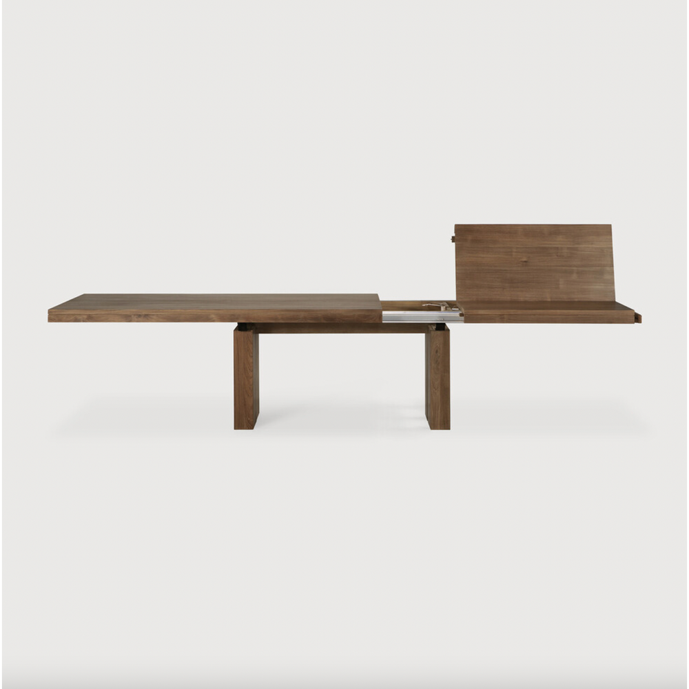 Teak Double Extendable Dining Table | ready to ship!