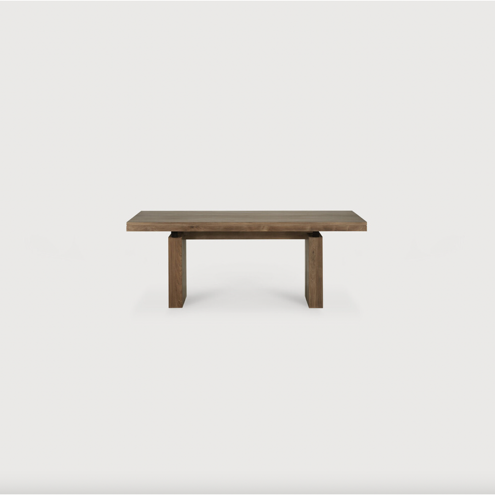 Teak Double Extendable Dining Table | ready to ship!