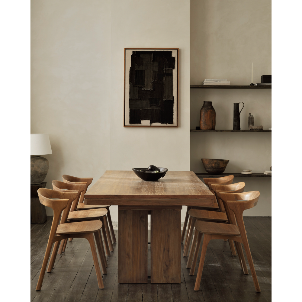 Teak Double Extendable Dining Table | ready to ship!