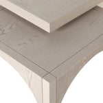 Featuring Amara Coffee Table by Four Hands at Amethyst Home. Meet a forward-thinking oak coffee table as stylish as it is functional with this Amara Coffee Table. We love the beautifully arched sides with four separate nesting tables that slide out to create ample extra surfaces as needed, tucking back under with ease.
Overall Dimensions: 47.25"W x 47.25"L.  Amethyst Home provides interior design, new home construction design consulting, vintage area rugs, and lighting in the San Diego metro area.