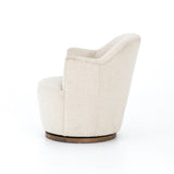 We love the drum-style seating of this Aurora Swivel - Knoll Natural. Upholstered in a soothing and textural off-white bouclé, this also features a swivel base - perfect for your office, living room, or other space!  Overall Dimensions: 26.00"w x 31.50"d x 31.00"h