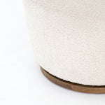 We love the drum-style seating of this Aurora Swivel - Knoll Natural. Upholstered in a soothing and textural off-white bouclé, this also features a swivel base - perfect for your office, living room, or other space!  Overall Dimensions: 26.00"w x 31.50"d x 31.00"h
