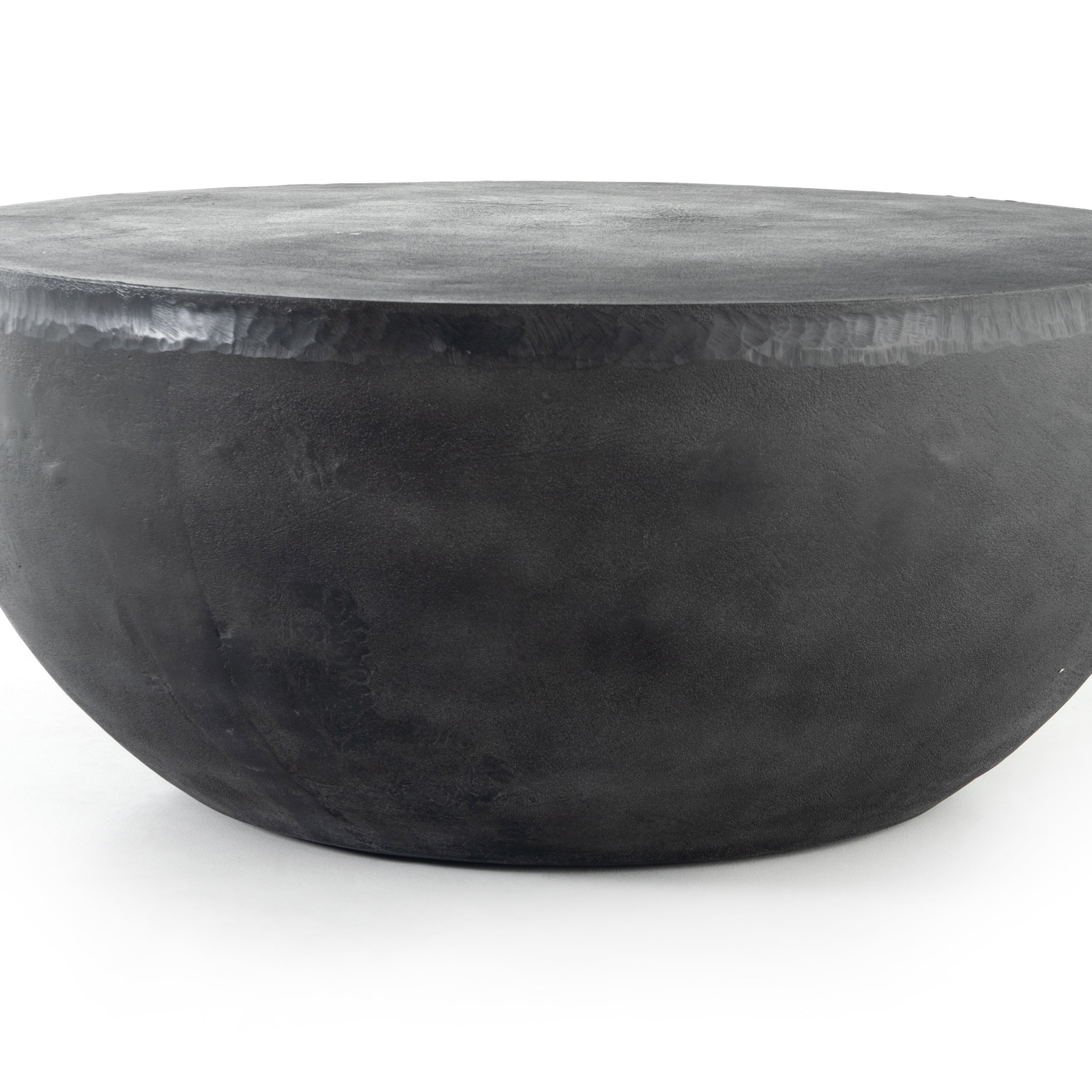Featuring Basil Outdoor Coffee Table - Aged Grey by Four Hands at Amethyst Home. Basil Aged Grey Outdoor Coffee Table has an aged grey finish that highlights the aluminum's natural depth, for a sleek, simple look with implied movement. Stylish indoors or out. Cover or store indoors during inclement weather and when not in use.
Overall Dimensions: 36"W x 36.  Amethyst Home provides interior design, new home construction design consulting, vintage area rugs, and lighting in the Calabasas metro area.
