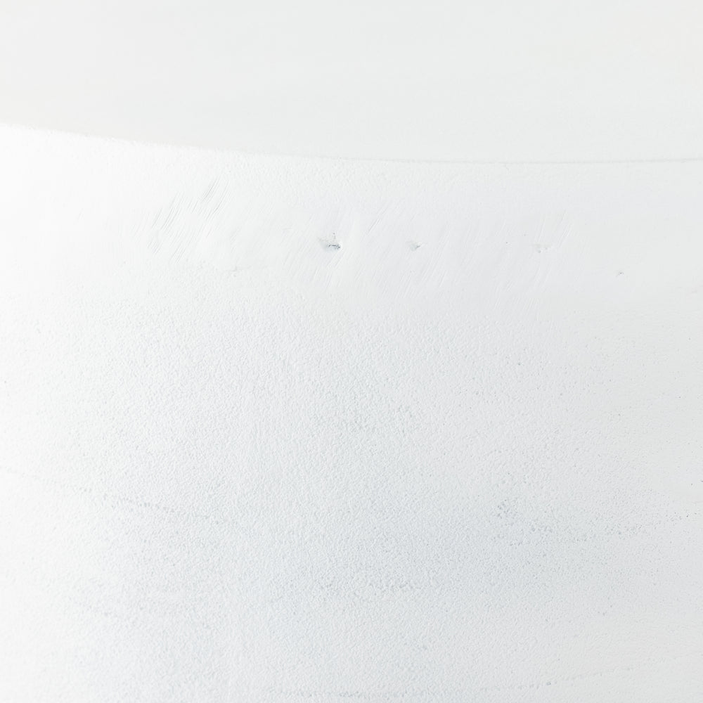 Drum Iron Coffee Table - Matte White | ready to ship!