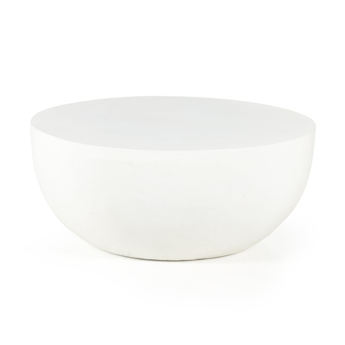 Drum Iron Coffee Table - Matte White | ready to ship!