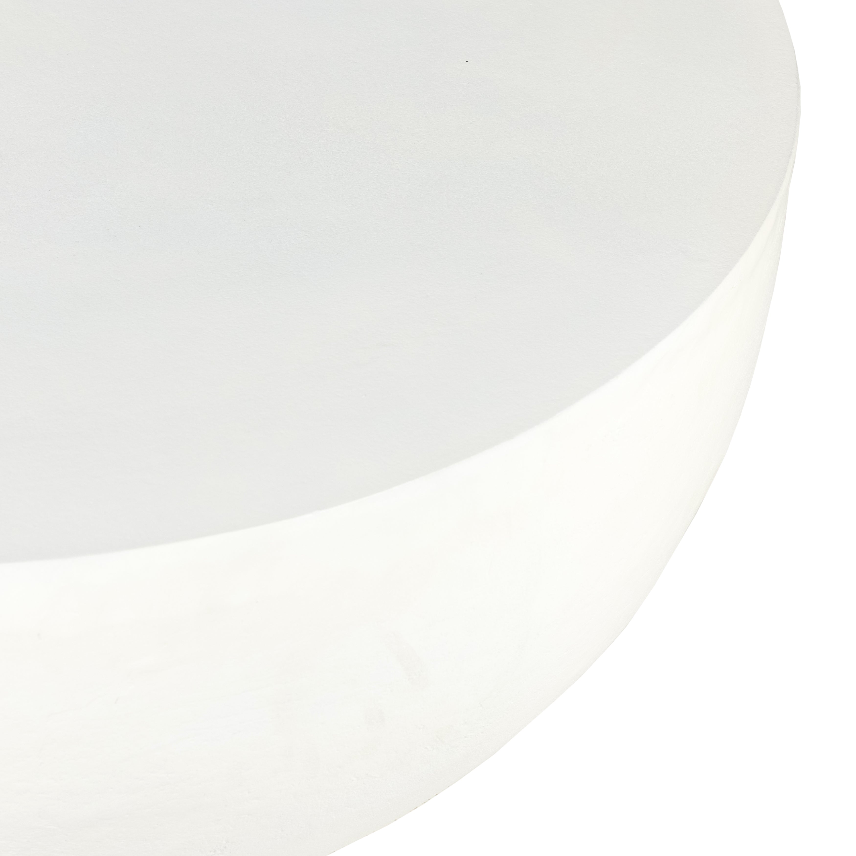 Our favorite Basil Coffee Table now comes in a gorgeous matte white finish. This brings a sleek, simple look to indoor or outdoor spaces.   Cover or store indoors during inclement weather and when not in use.  Overall Dimensions: 36.00"w x 36.00"d x 15.00"h