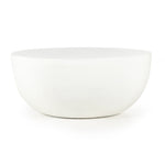 Our favorite Basil Coffee Table now comes in a gorgeous matte white finish. This brings a sleek, simple look to indoor or outdoor spaces.   Cover or store indoors during inclement weather and when not in use.  Overall Dimensions: 36.00"w x 36.00"d x 15.00"h