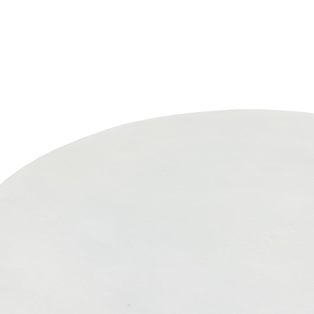 Drum Iron Coffee Table - Matte White | ready to ship!