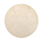 Featuring Belle Round Dining Table - Cream Marble by Four Hands at Amethyst Home. Simply sophisticated with this Belle Round Dining Table - Cream Marble. This bistro-style table inspired by 1970s Italian design features an ivory-finished iron base and supports a rounded tabletop of cream-colored solid marble for a fresh, monochromatic look that pairs with .  Amethyst Home provides interior design, new home construction design consulting, vintage area rugs, and lighting in the San Diego metro area.