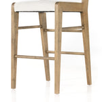Featuring Charon Counter Stool by Four Hands at Amethyst Home. We love the mixed materials found in this Charon Bar + Counter Stool. In a light, natural finish, solid parawood forms an angular frame for boucle-upholstered seating in a classic cream.
Counter Stool Overall Dimensions: 19.75"W x 21.50"L x 35.50"HSeat Depth: 17.0"Seat Height: 26.25"
Colors: Kn.  Amethyst Home provides interior design, new home construction design consulting, vintage area rugs, and lighting in the Calabasas metro area.