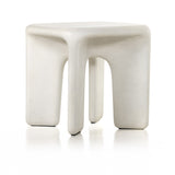 Featuring Dante End Table - White Concrete by Four Hands at Amethyst Home. A minimalist dream, this Dante End Table - White Concrete is made from white-finished cast concrete with soft, chunky proportions. This would elevate the space for any living room or lounge area.  
Overall Dimensions: 19"W x 19"L x 19"H
Colors: White ConcreteMaterials: ConcreteWeight:.  Amethyst Home provides interior design, new home construction design consulting, vintage area rugs, and lighting in the Seattle metro area.