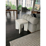 Featuring Dante End Table - White Concrete by Four Hands at Amethyst Home. A minimalist dream, this Dante End Table - White Concrete is made from white-finished cast concrete with soft, chunky proportions. This would elevate the space for any living room or lounge area.  
Overall Dimensions: 19"W x 19"L x 19"H
Colors: White ConcreteMaterials: Concrete.  Amethyst Home provides interior design, new home construction design consulting, vintage area rugs, and lighting in the Salt Lake City metro area.
