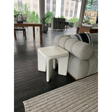 Featuring Dante End Table - White Concrete by Four Hands at Amethyst Home. A minimalist dream, this Dante End Table - White Concrete is made from white-finished cast concrete with soft, chunky proportions. This would elevate the space for any living room or lounge area.  
Overall Dimensions: 19"W x 19"L x 19"H
Colors: White ConcreteMaterials: Concrete.  Amethyst Home provides interior design, new home construction design consulting, vintage area rugs, and lighting in the Salt Lake City metro area.