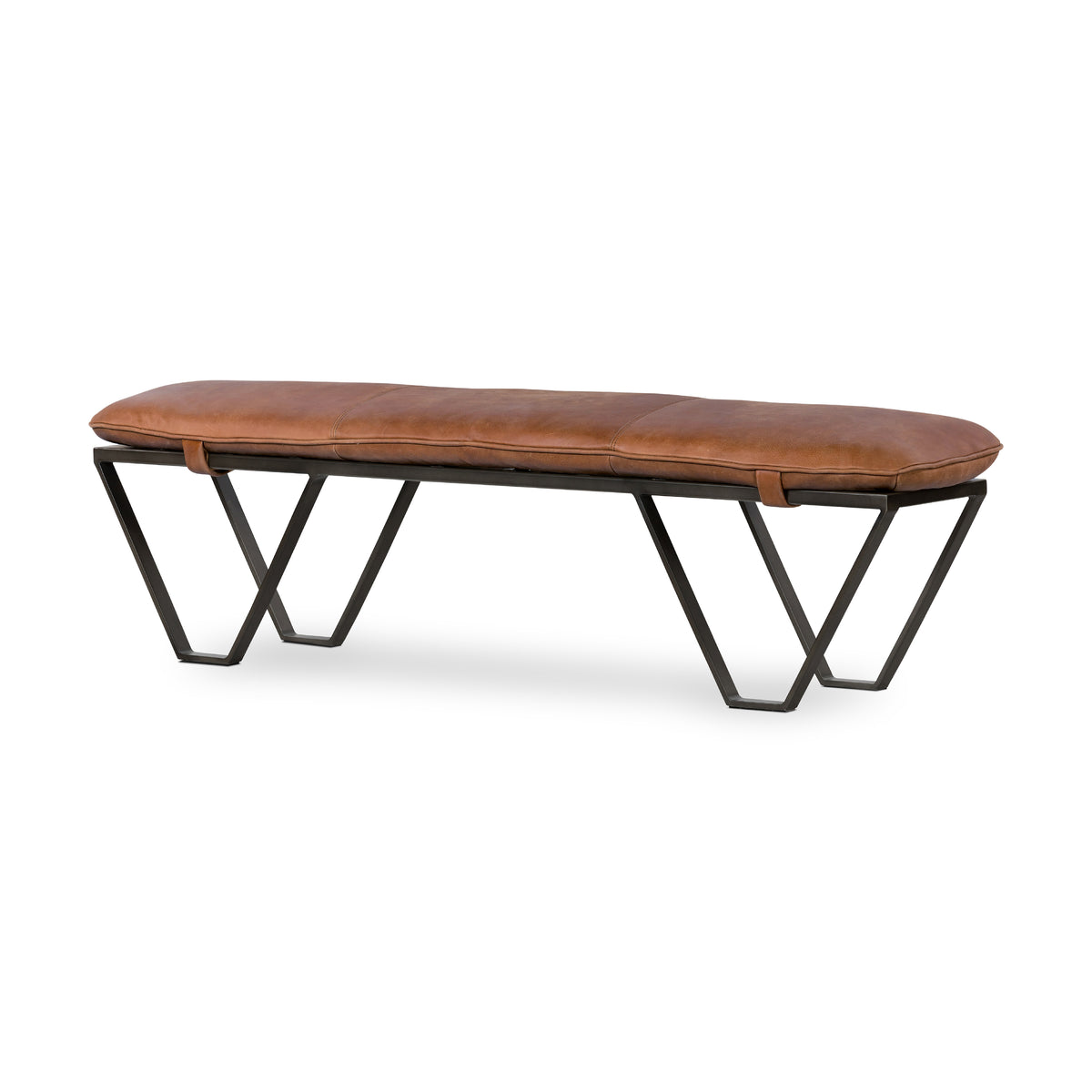 Darrow Bench -  Palermo Cognac | shipping 09/12/2025