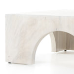 We love how clean and simple this Fausto Coffee Table -  Bleached Guanacaste is. Made from beautiful bleached Guanacaste, shapely arches and block corners speak to the architectural inspiration behind this eye-catching coffee table.  Overall Dimensions: 40.00"w x 40.00"d x 16.00"h