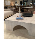 We love how clean and simple this Fausto Coffee Table -  Bleached Guanacaste is. Made from beautiful bleached Guanacaste, shapely arches and block corners speak to the architectural inspiration behind this eye-catching coffee table.  Overall Dimensions: 40.00"w x 40.00"d x 16.00"h
