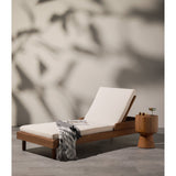 This Jovie Outdoor End Table - Natural Teak is made from solid teak and brings a bright, organic feel to any space.   Amethyst Home celebrates natural materials, which often comes with beautiful imperfections. Each piece is made uniquely for you, please expect some variation and character -- we embrace the design approach of Wabi Sabi  Overall Dimensions: 13.00"w x 13.00"d x 18.00"h