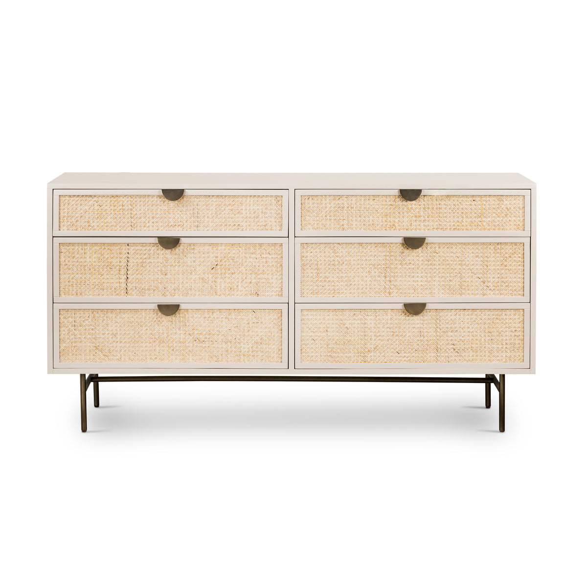 Luella 6 Drawer Dresser - Matte Alabaster | ready to ship!