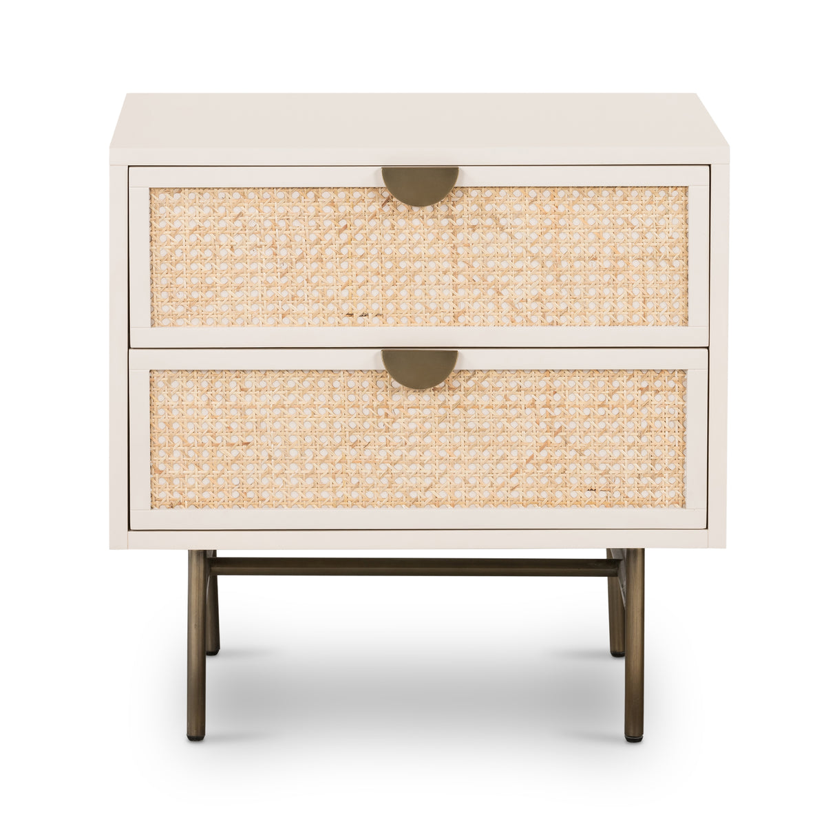 Luella Nightstand - Matte Alabaster | ready to ship!